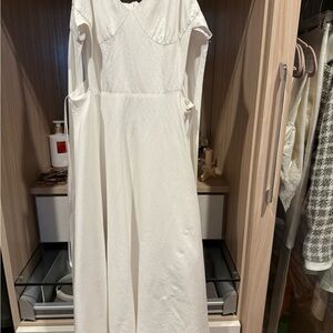 Chic White Midi Dress